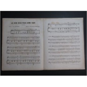 BATAILLE Alexandre Le Bon Dieu vous aime tant Chant Piano ca1850