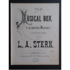 STERN L. A. Musical Box Piano XIXe siècle