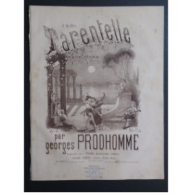 PRODHOMME Georges Tarentelle Piano