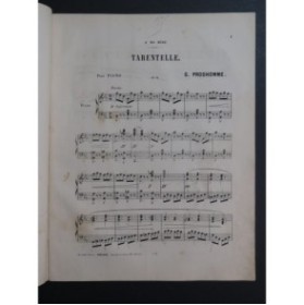 PRODHOMME Georges Tarentelle Piano