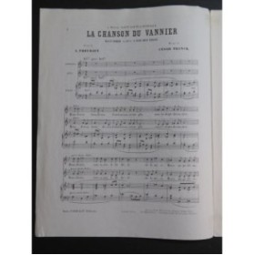 FRANCK César La Chanson du Vannier Chant Piano