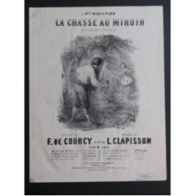 CLAPISSON Louis La Chasse au Miroir Chant Piano 1852