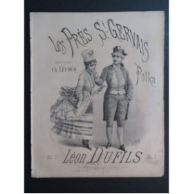 DUFILS Léon Les Prés St Gervais Piano ca1880