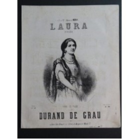 DURAND DE GRAU Laura Piano XIXe siècle