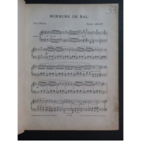 MIGOT Robert Murmure de Bal Piano 1903