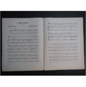 TISSOT Antonia A mon Étoile Chant Piano XIXe siècle