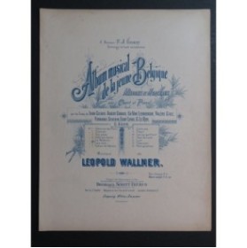 WALLNER Leopold La Madone Chant Piano