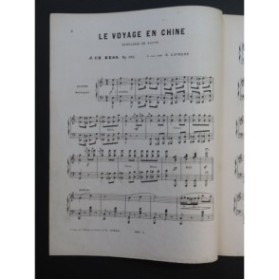 HESS J. Ch. Le Voyage en Chine Fantaisie Piano ca1866