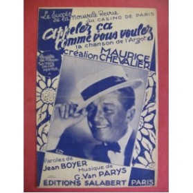Appelez ça comme vous voulez Maurice Chevalier 1939