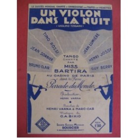 Un violon dans la nuit Tino Rossi/Miss Bartira 1935