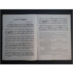 CLÉMENT Albert La Gazette Normande Chant Piano XIXe siècle