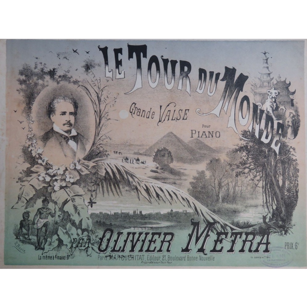 METRA Olivier Le Tour du Monde Piano XIXe siècle