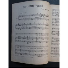 GUILBERT Yvette Les Petits Vernis Chant Piano