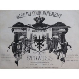 STRAUSS Valse du Couronnement Piano XIXe siècle