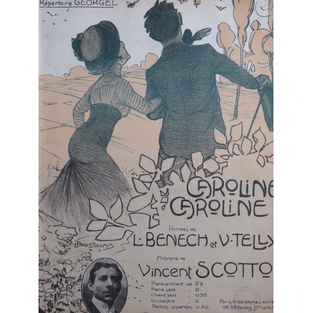 SCOTTO Vincent Caroline Caroline Piano 1910