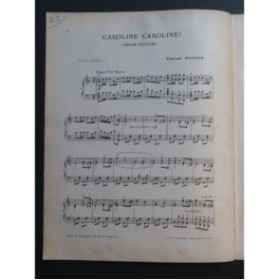 SCOTTO Vincent Caroline Caroline Piano 1910