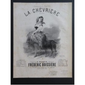 BOISSIÈRE Frédéric La Chevrière Chant Piano ca1860