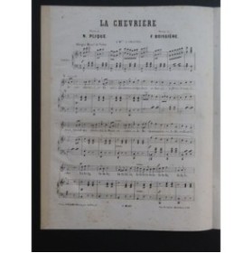 BOISSIÈRE Frédéric La Chevrière Chant Piano ca1860