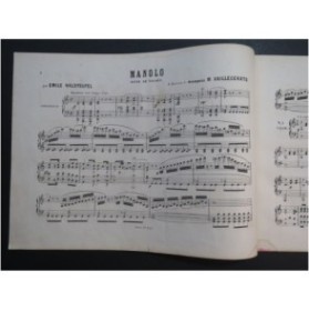 WALDTEUFEL Émile Manolo Piano ca1878