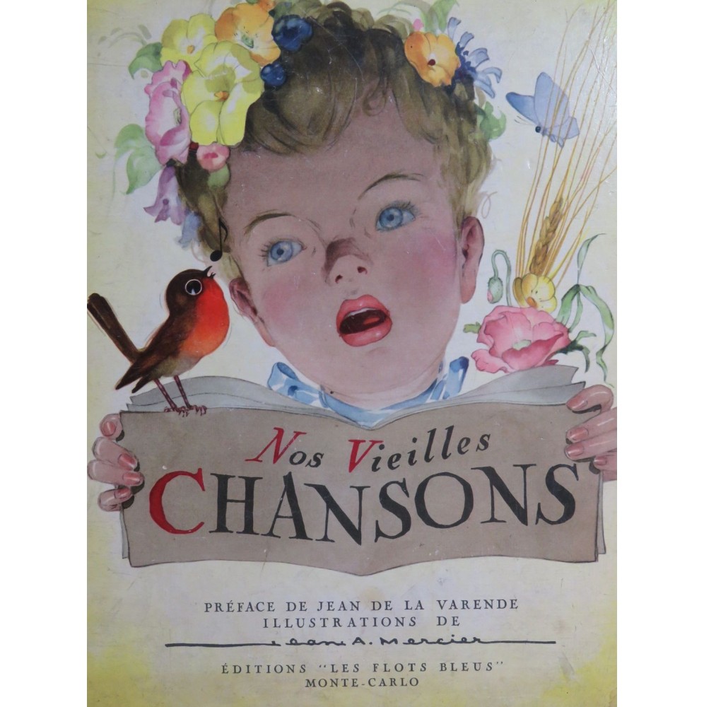 DUMONT Charles Nos Vieilles Chansons Chant Piano 1953