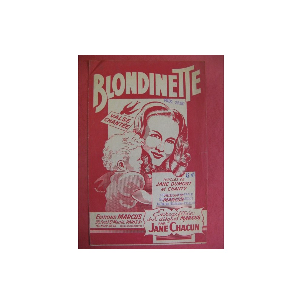 Blondinette - Jane Chacun 1951