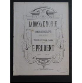 PRUDENT Émile La Donna e Mobile Verdi Piano ca1860