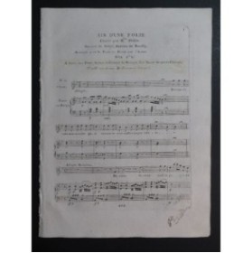 MÉHUL Air d'une Folie Chant Piano ou Harpe ca1810