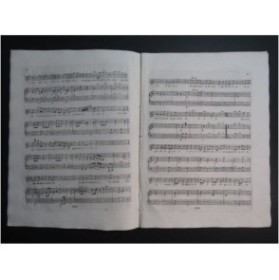 MÉHUL Air d'une Folie Chant Piano ou Harpe ca1810