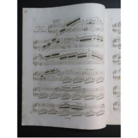 HÜNTEN François Variations Brillantes Op 41 Meyerbeer Piano ca1830