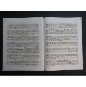 HÜNTEN François Variations Brillantes Op 41 Meyerbeer Piano ca1830