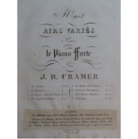 CRAMER J. B. Air Anglo-Calédonien Piano ca1820