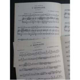 ROMBERG Bernhard Sonate No 1 1er Mouvement Piano Violoncelle 1963