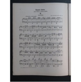 DVORAK Anton Danses Slaves op 46 Cahier 2 Piano 4 mains ca1880