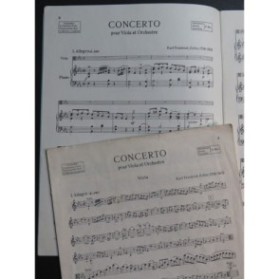ZELTER Karl Friedrich Concerto Piano Alto 1952