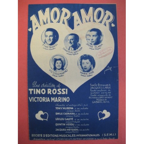 Amor Amor - Tino Rossi 1941