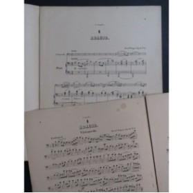 POPPER David Trois Pièces op 11 Piano Violoncelle ca1880