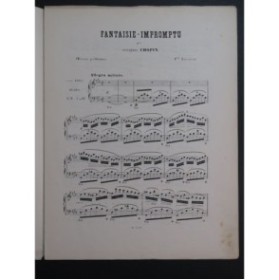 CHOPIN Frédéric Fantaisie-Impromptu Piano ca1868