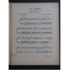 HOLLAENDER Victor La Sprée Piano 1907