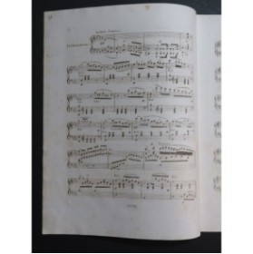 HÜNTEN François Rondo Brillant Crociato in Egitto Piano ca1820