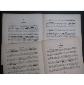 POPPER David Sechs Characterstücke Heft 1 Piano Violoncelle ca1865
