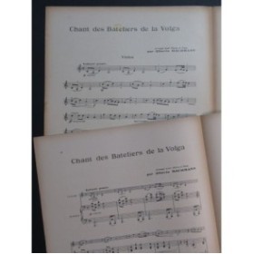 BACHMANN Alberto Chant des Bateliers de la Volga Piano Violon