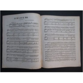 CLAPISSON Louis Le Bien et le mal Chant Piano ca1850