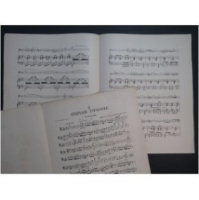 GLAZOUNOW Alexandre Sérénade Espagnole Piano Violoncelle ca1890