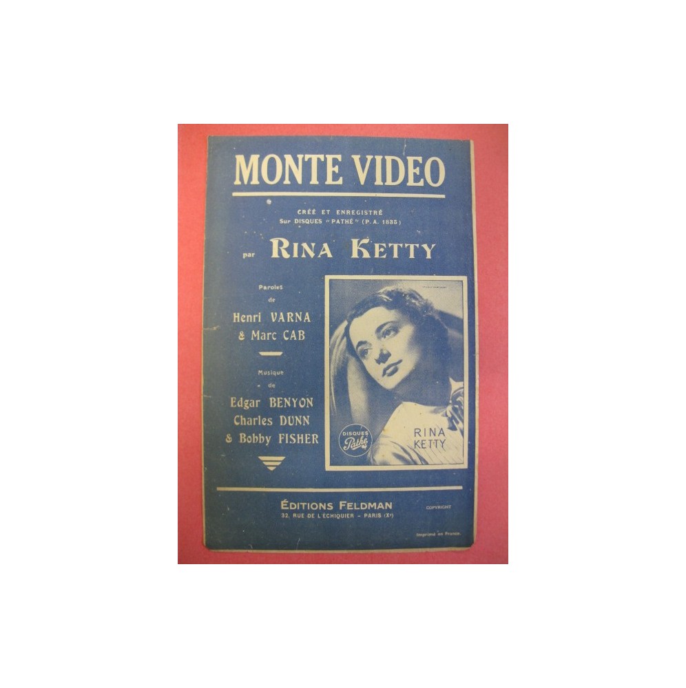 Monte Video - Rina Ketty 1939