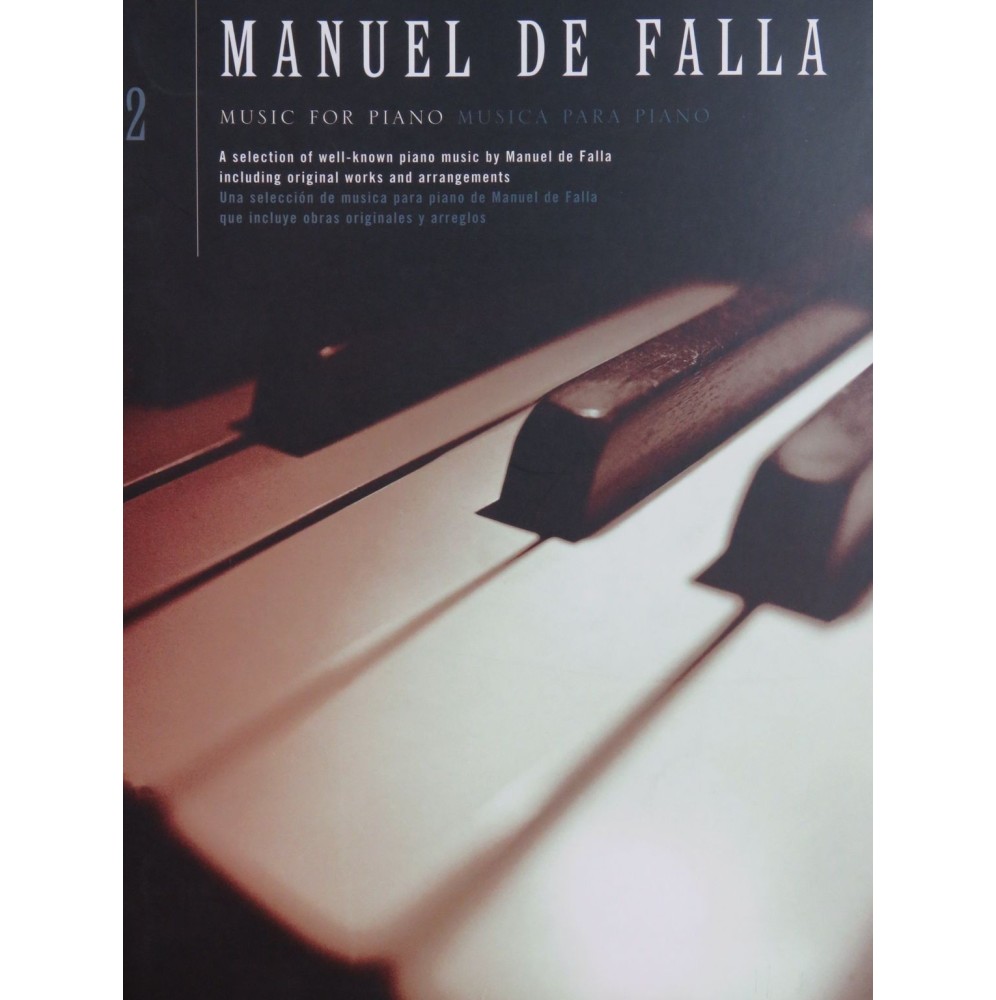 DE FALLA Manuel Music for Piano Vol 2 Pièces pour Piano 1996