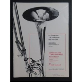 GOUDENHOFFT André 15 Études Complémentaires Trombone 1983