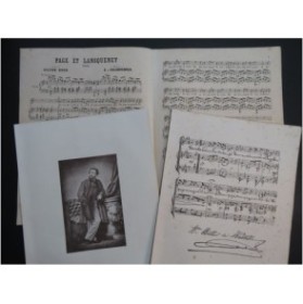 KALKBRENNER Arthur Page et Lansquenet Chant Piano 1869