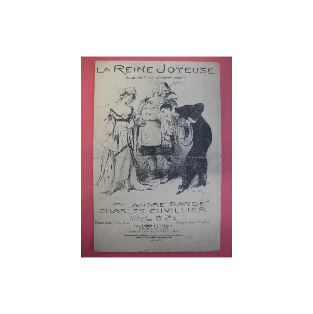 la reine joyeuse (Barde / Cuvelier) 1913