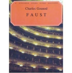 GOUNOD Charles Faust Opéra en anglais Chant Piano 1966