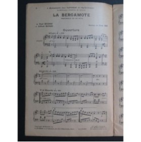 IRI Jean La Bergamote Pastorale Chant Piano 1935